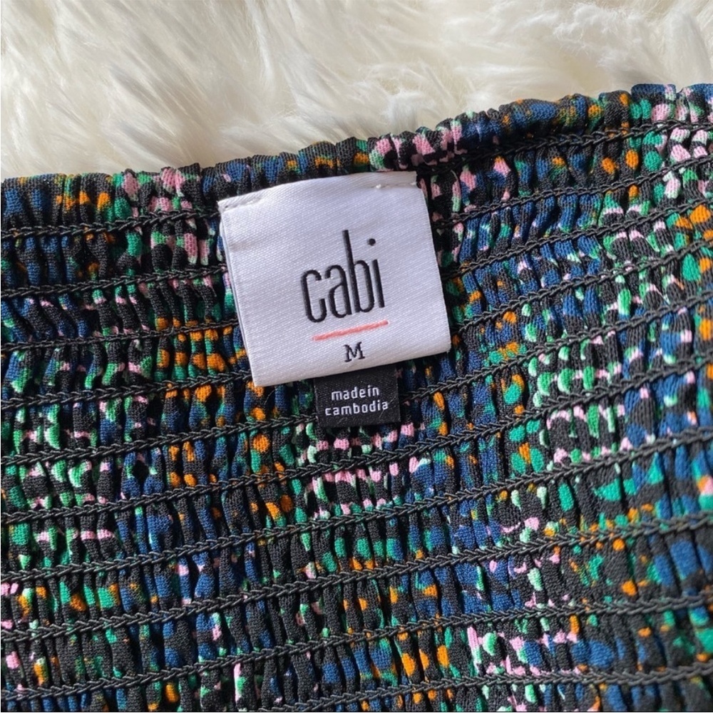 Cabi Elaine Dress - Black and Green - Picture 2 of 8